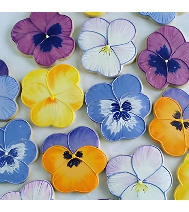 Artisan Flower Cookies