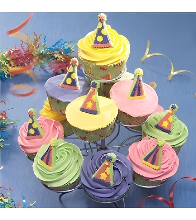 Party Hats Cupcakes