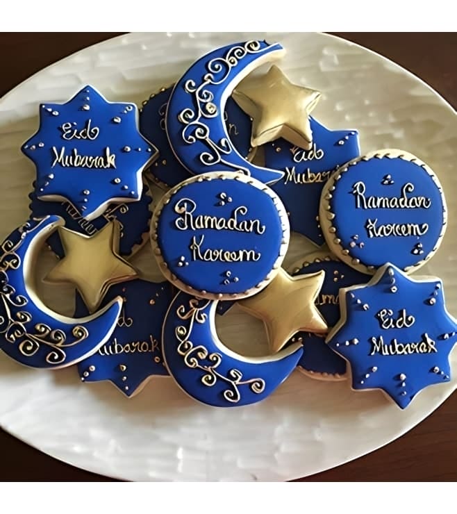 Midnight Blue Ramadan Cookies