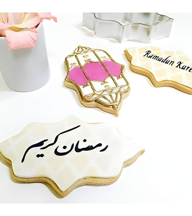 Pretty Pastel Ramadan Cookies