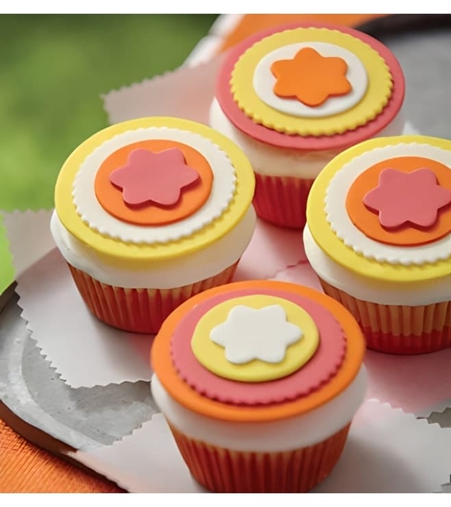 Blossom Badge Cupcakes