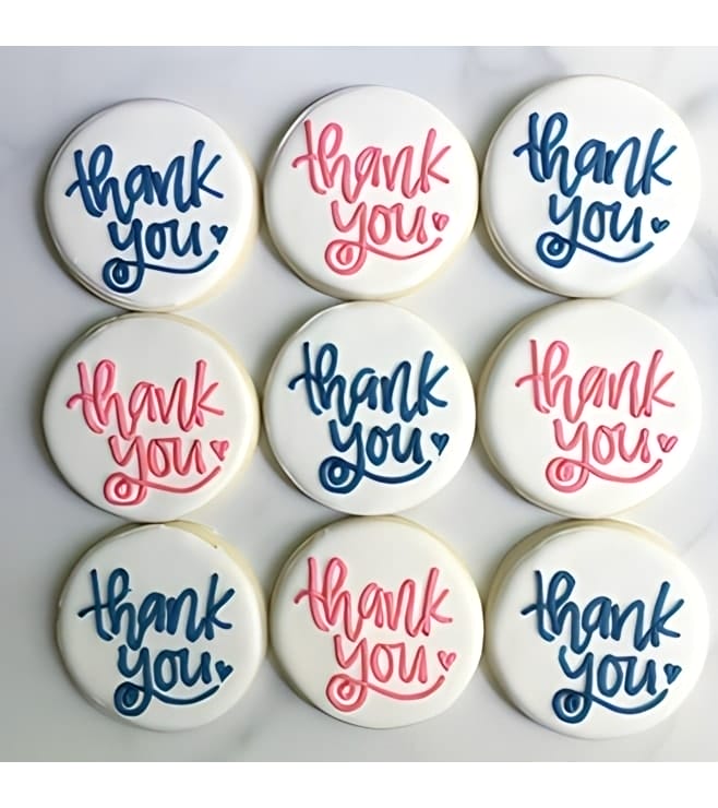 Thank You Note Cookies