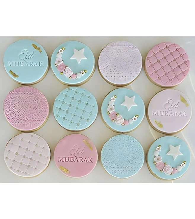Lace And Quilt Eid Cookies