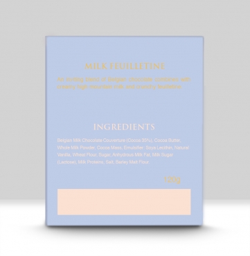 Milk Feuilletine Chocolate Bar By Annabelle