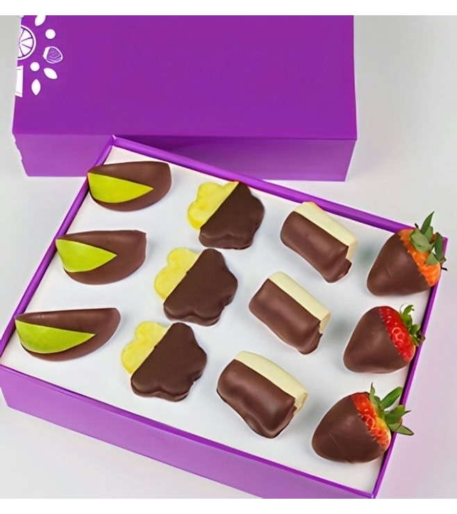 Simply Dipped Mixed Fruit Box, Boxes of Chocolate Covered Fruit