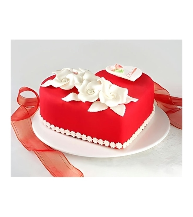 Lavish Love Heart Cake