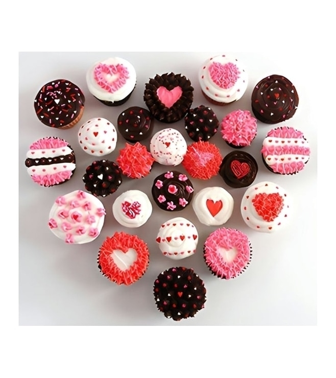 From The Heart - 6 Cupcakes
