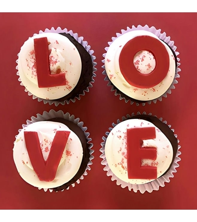 Love Letters - 6 Cupcakes