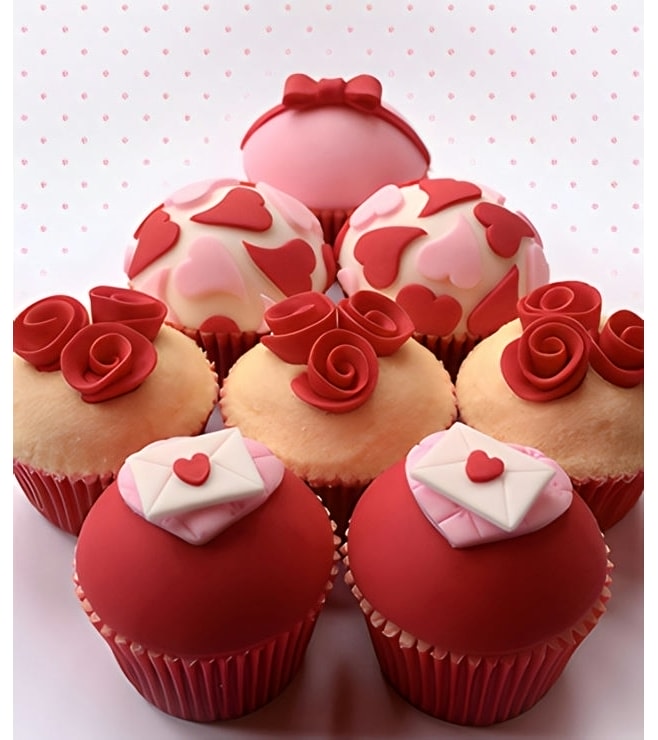Secret Love Letters - 6 Cupcakes