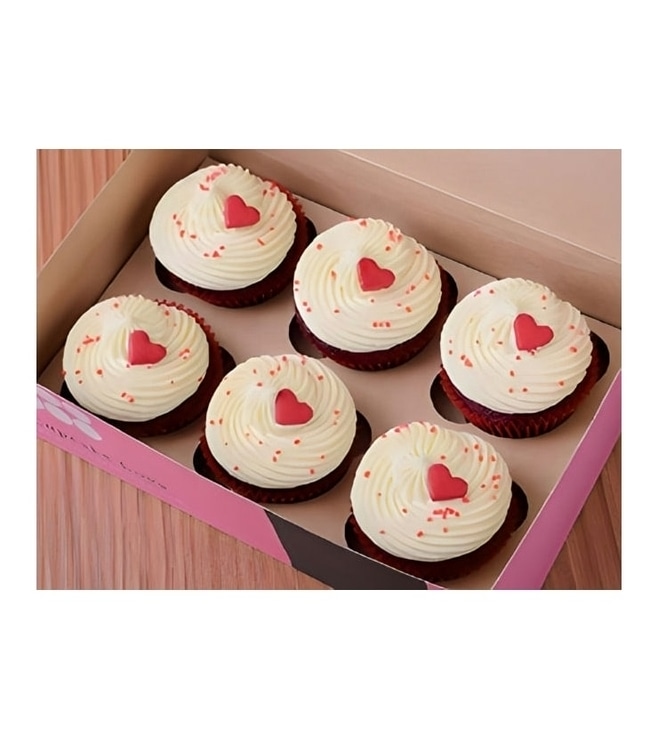 Eternal Love - 6 Cupcakes