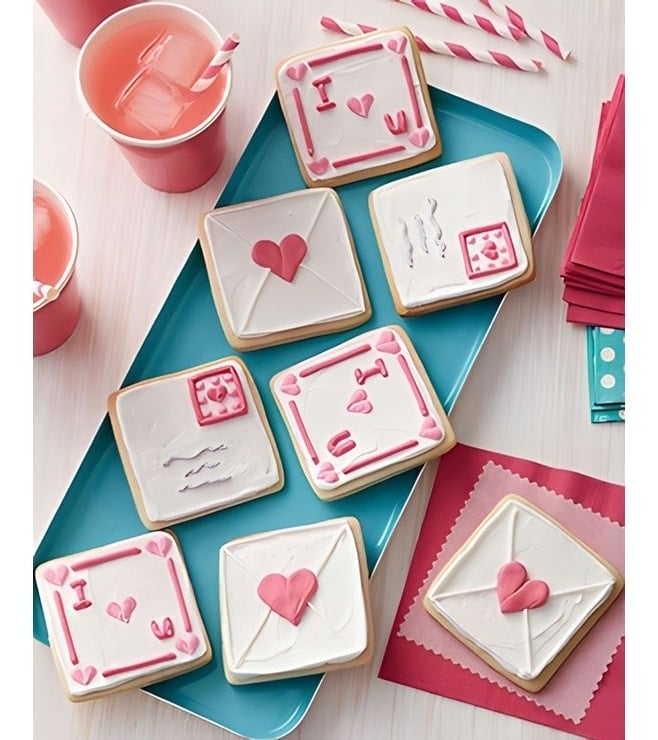 Sweet Love Letter Cookies