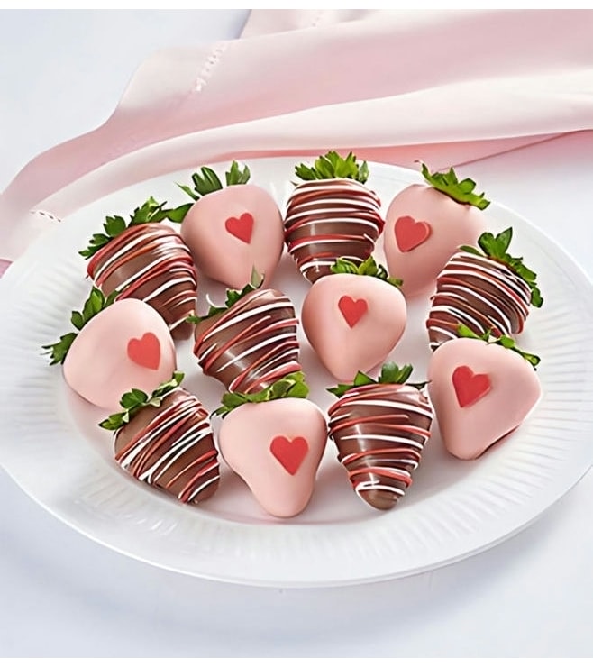 Valentine's Wishes Dipped Strawberries