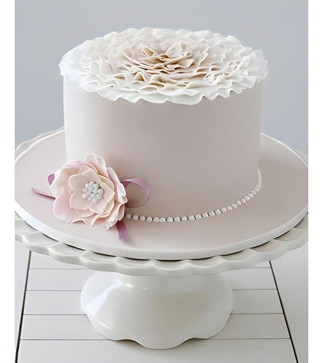 Satin Flower Cake