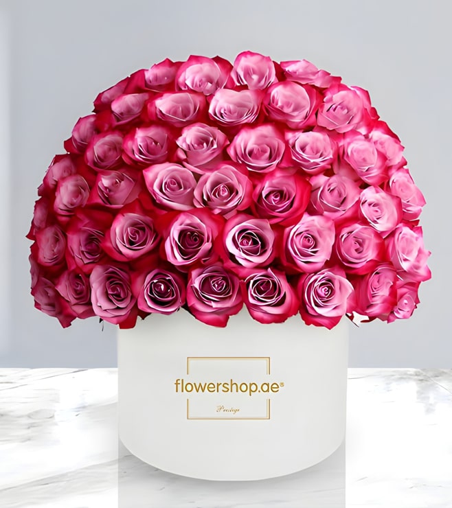 Fabulous Moments Rose Hatbox