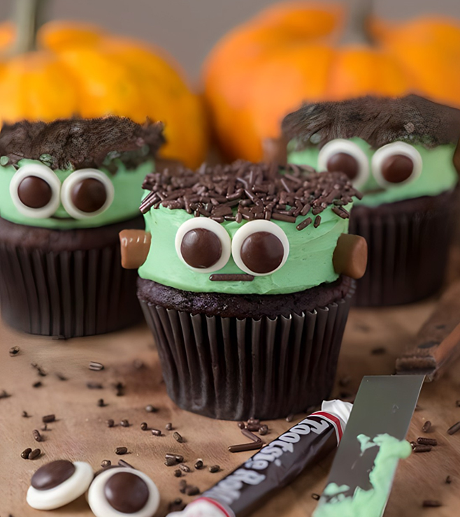 Frankenstein Cupcakes