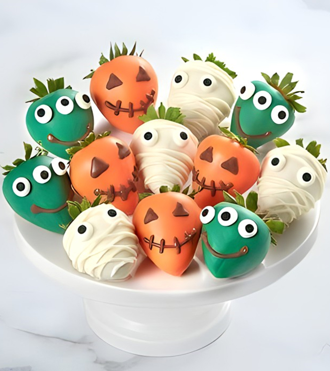 Spookylicious Dipped Strawberries