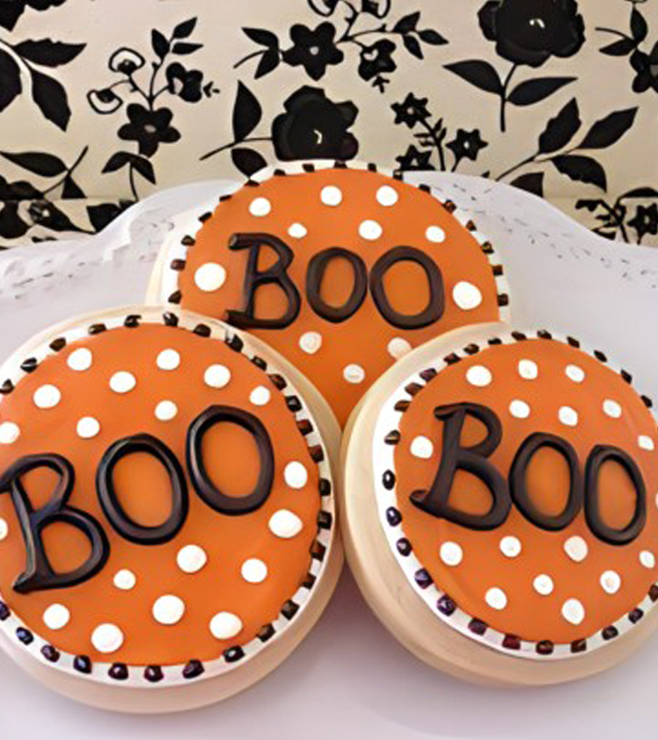 BOO Halloween Cookies