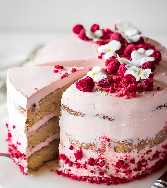 Rosy Blossom Cake