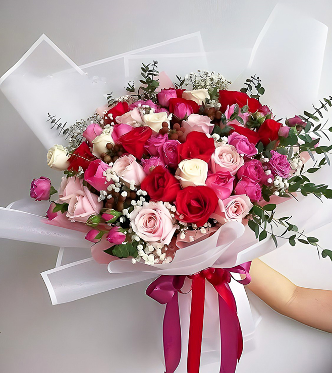 Velvet Splendor Bouquet, Valentine's Day