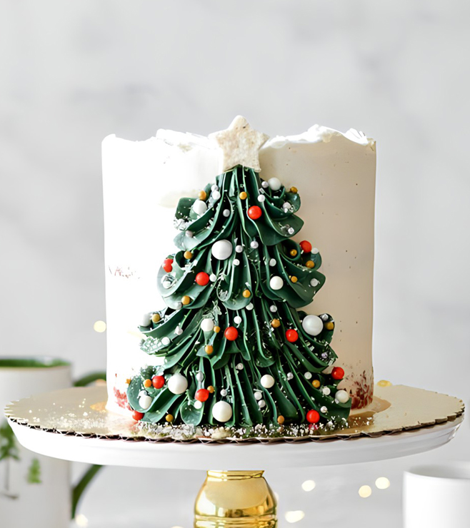 Winter Whisper Cake, Christmas Cakes