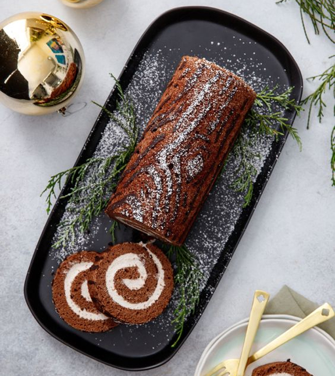 Chocolate Roll Cake, Christmas Cakes