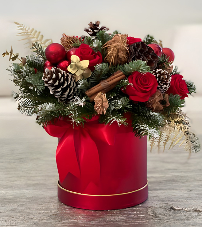 Joyful Jingle Hatbox, Christmas Gifts