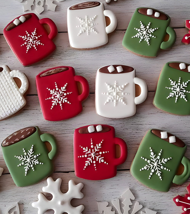 Winter Mug Cookies, Christmas Gifts