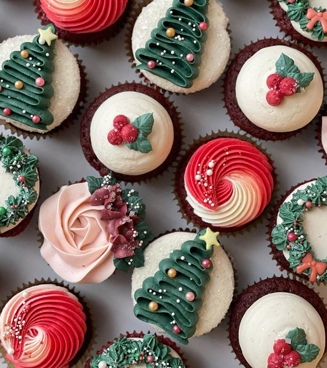 Festive Season Cupcakes, Christmas Gifts