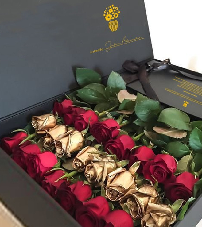 Ruby Radiance Bouquet, Christmas Gifts