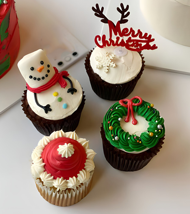 North Pole Delight Cupcakes, Christmas Gifts