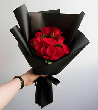 Finest Red Rose Bouquet, Valentine's Day