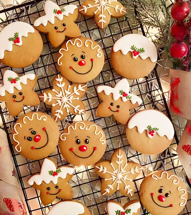 Cute Gingerbread Cookies, New Year Gifts