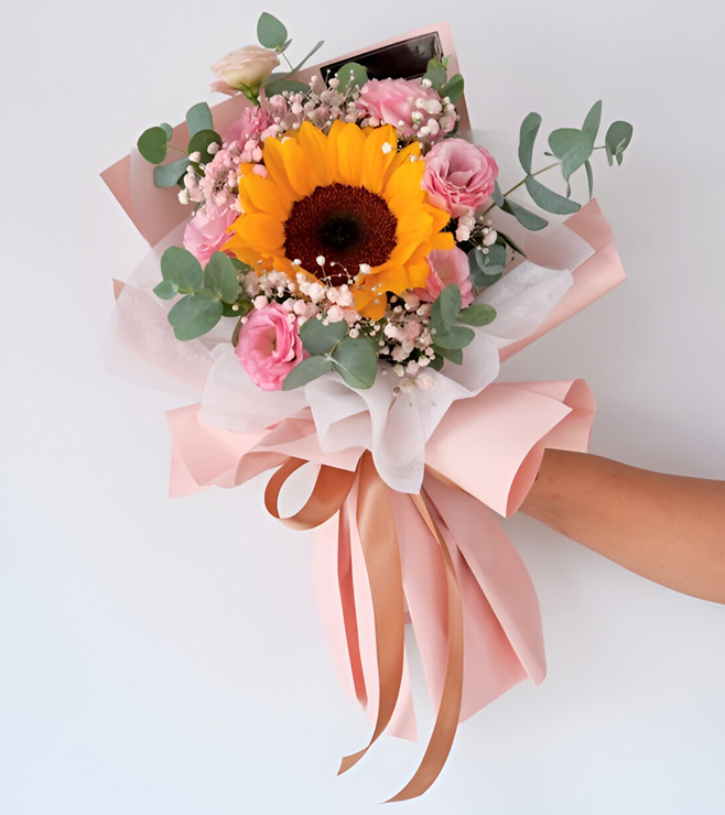 Golden Sunburst Bouquet, Easter