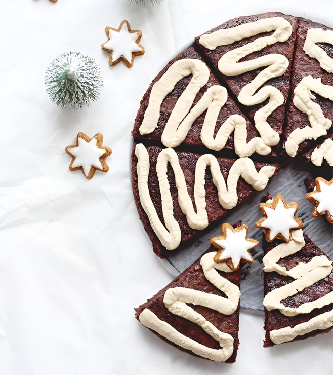 Festive Fudge Brownies, Brownies