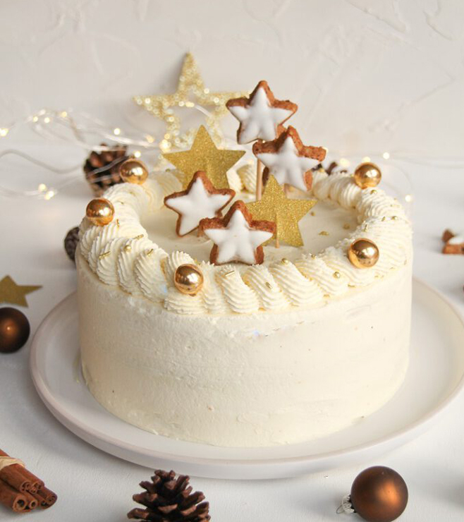 Snowfall Sweetness Cake, New Year Gifts