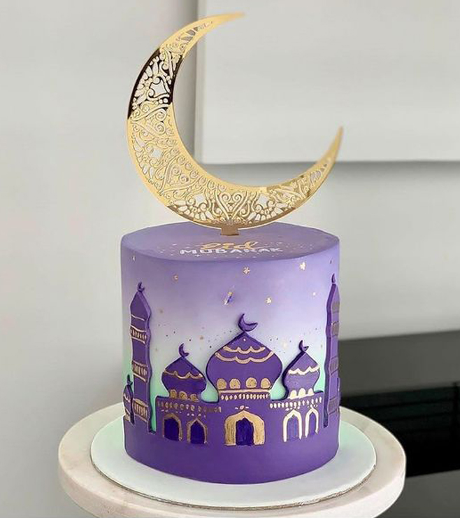 Purple Ramadan Cake, Ramadan Gifts