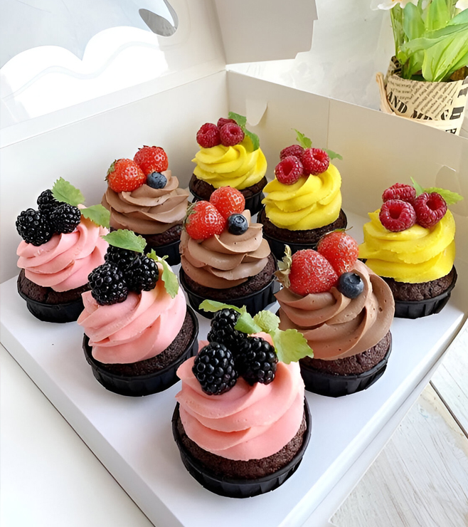 Delicious Berry Cupcakes