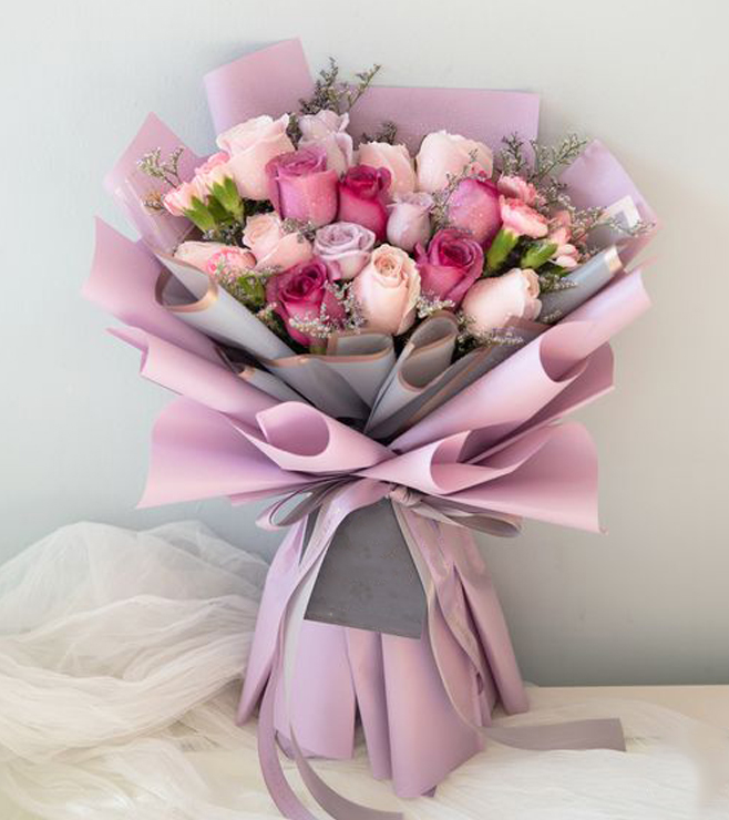 Sophisticated Pink Bouquet, Eid Gifts