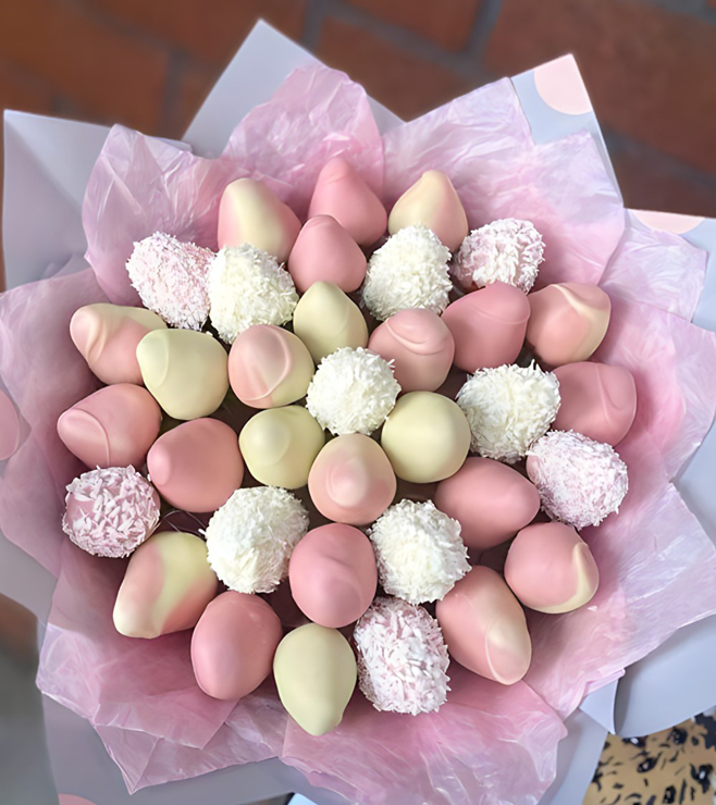 Pink Passion Srawberry Bouquet