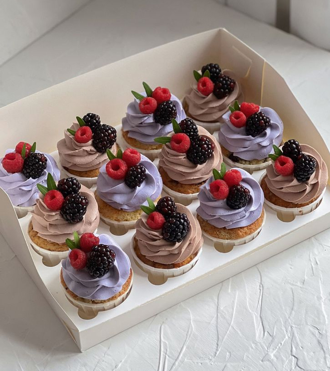 Berry Whispers Cupcakes