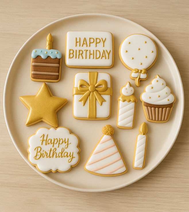 Golden Wishes Cookies