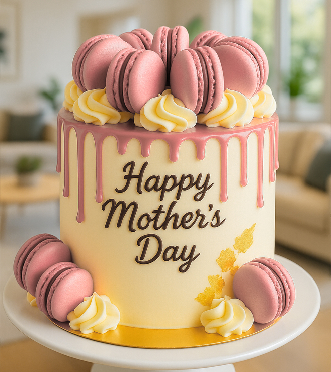 Macaron Blissful Drizzle Cake