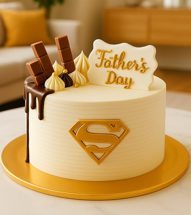 Dad of Steel Cake