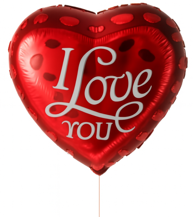 Love You Heart Balloon