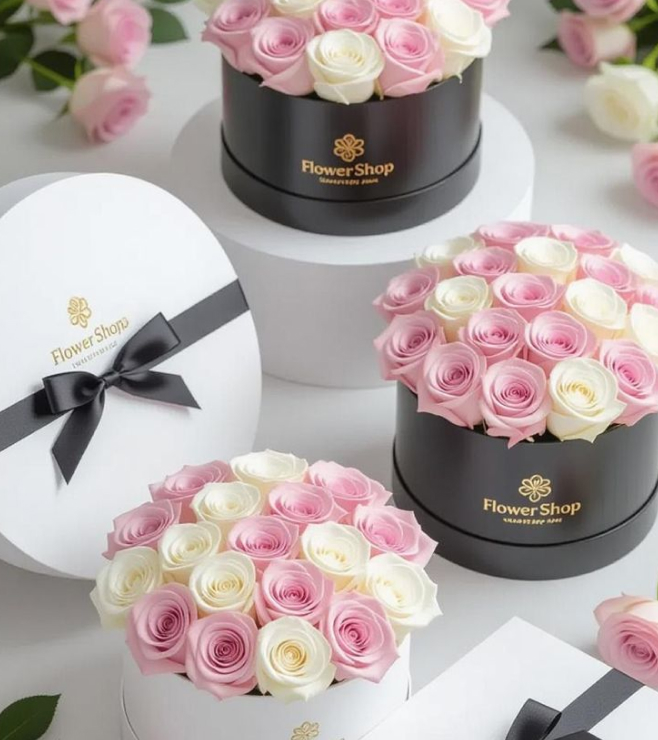 Whispered Wishes Rose Hatbox