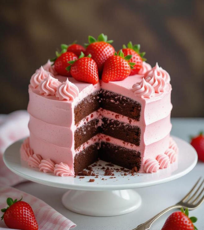 Choco-Berry Charm Cake