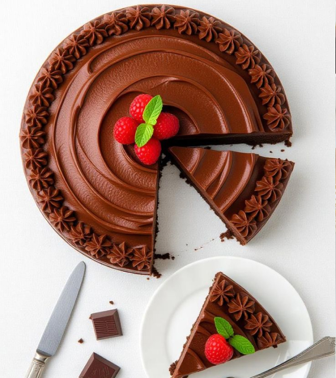 Decadent Berry Ganache Cake