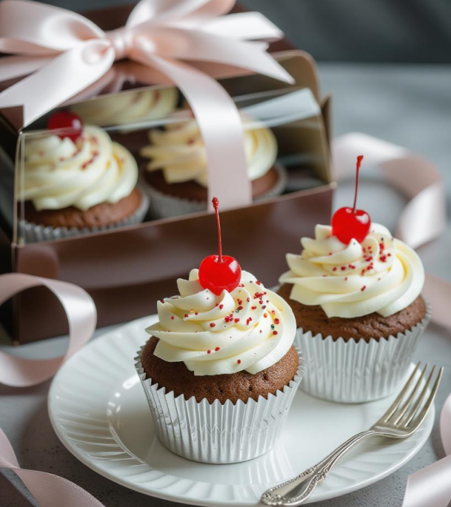 Twinkle Cherry Cupcakes