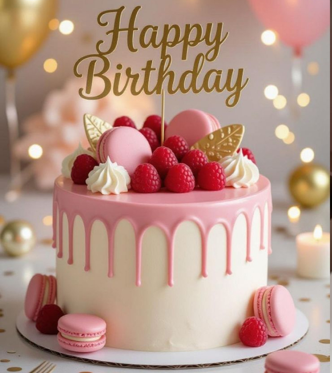 Full of Pink Birthday Cake