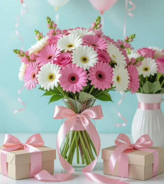 Cotton Candy Arrangement